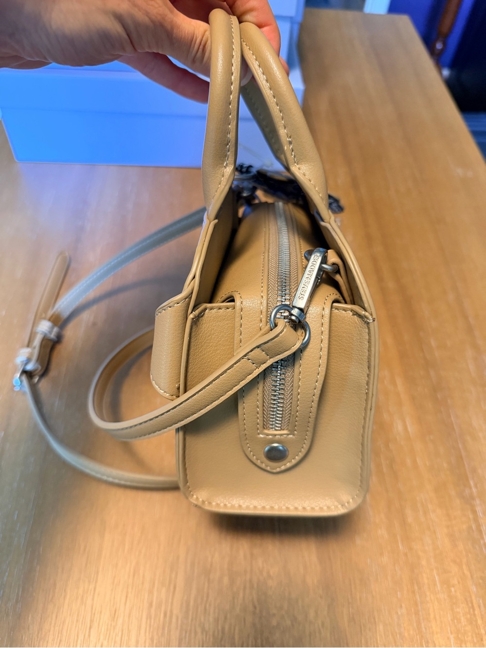 Steve Madden Camel Mini Dome Satchel - Picture 2 of 5